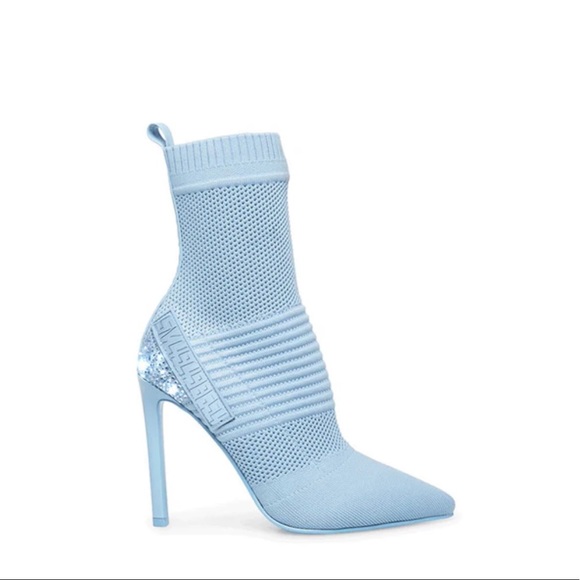 Steve Madden Maxwelle Blue Booties - Picture 1 of 10